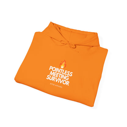 Pointless Meeting Survivor Hoodie - IT Humor, Tech Wear, Sysadmin, Developer Gift 2025