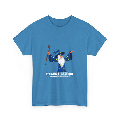 Packet Wizard Network Engineer Funny Tech Geek T-Shirt