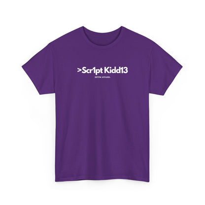 Script Kiddie RETFM Apparel Cyber Security Geek Humour — Tee