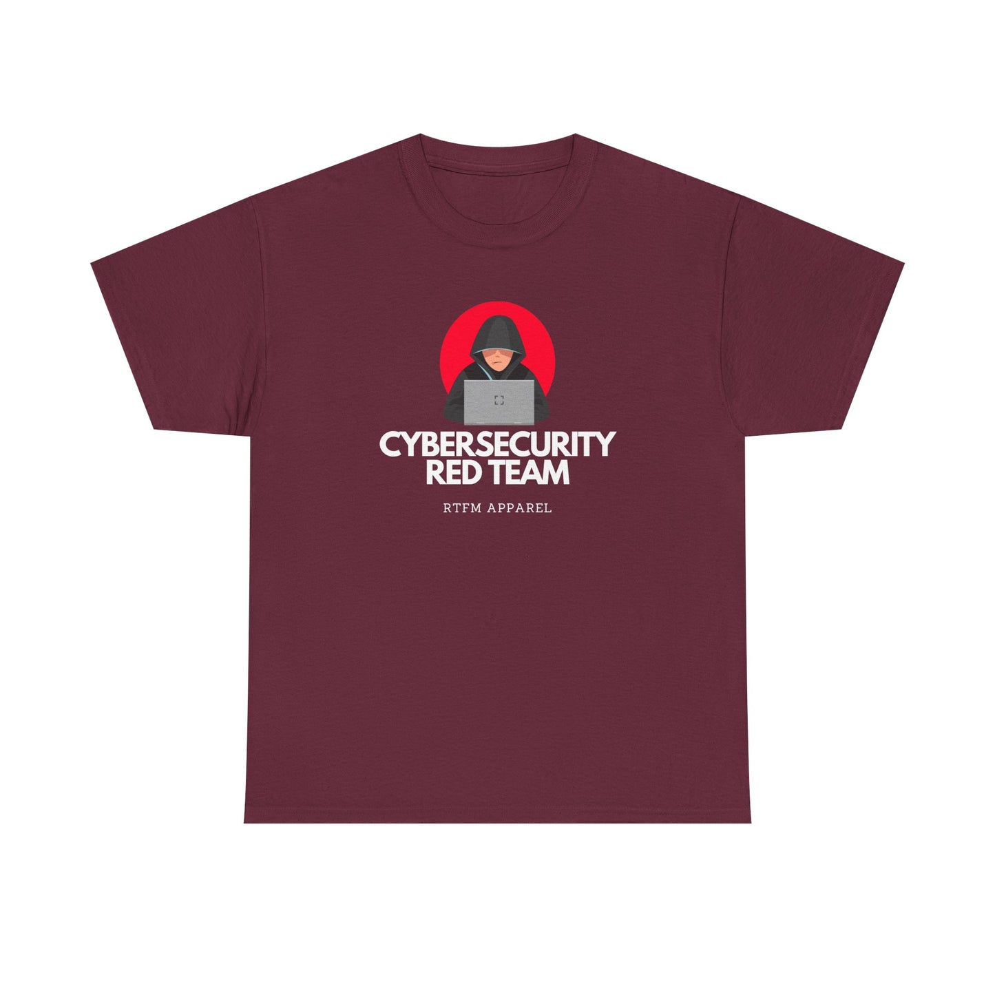 Cybersecurity Red Team Hoodie Hacker Lifestyle - Funny Tech Geek RTFM Apparel