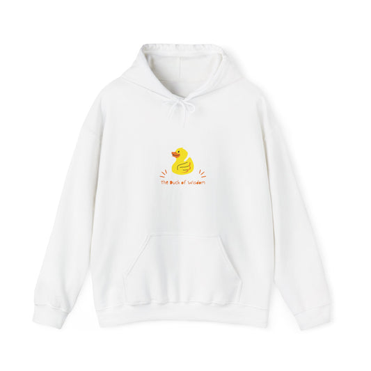 The Duck Of Wisdom Hoodie - Geeky Humor For IT Experts
