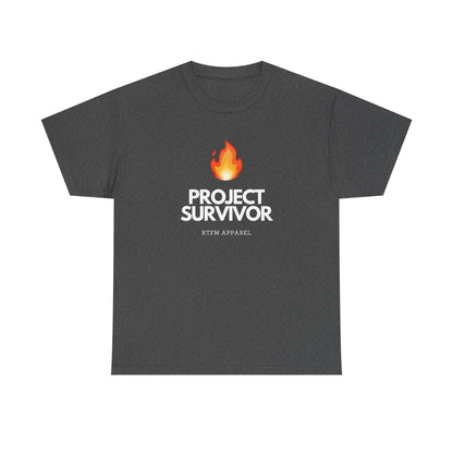 Project Survivor RTFM Apparel Flame Design - Tech, IT, Cybersecurity Engineer Humor 2025