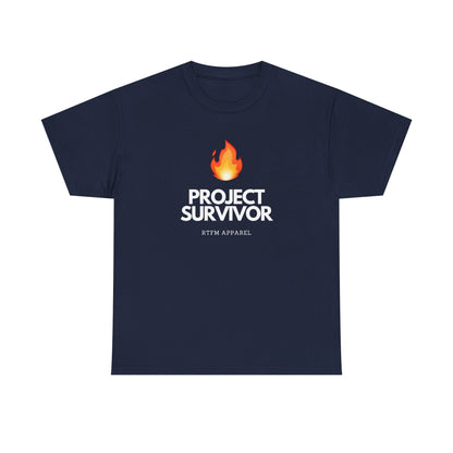 Project Survivor RTFM Apparel Flame Design - Tech, IT, Cybersecurity Engineer Humor 2025