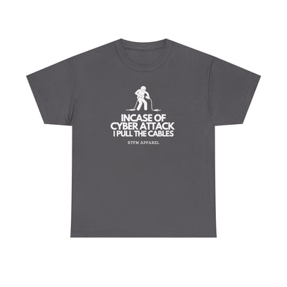 In Case Of Cyber Attack — Sysadmin Tee