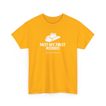 Not My First Rodeo RTFM Apparel Cowboy Hat Tech Geek Humour T-Shirt