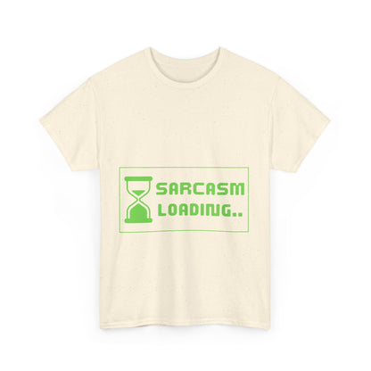 Sarcasm Loading Hourglass - Tech Humor, IT, Cyber Security Tee