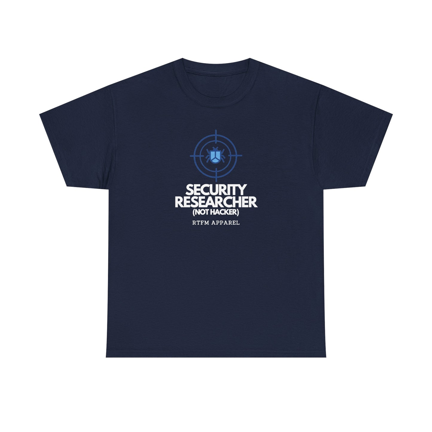 Security Researcher Not Hacker Bug — Cybersecurity Tee