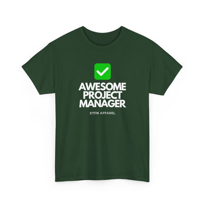 Awesome Project Manager Checkmark — Tee