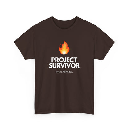 Project Survivor RTFM Apparel Flame Design - Tech, IT, Cybersecurity Engineer Humor 2025