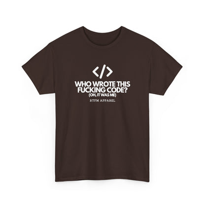 Who Wrote This Code? Oh — Developer Tee