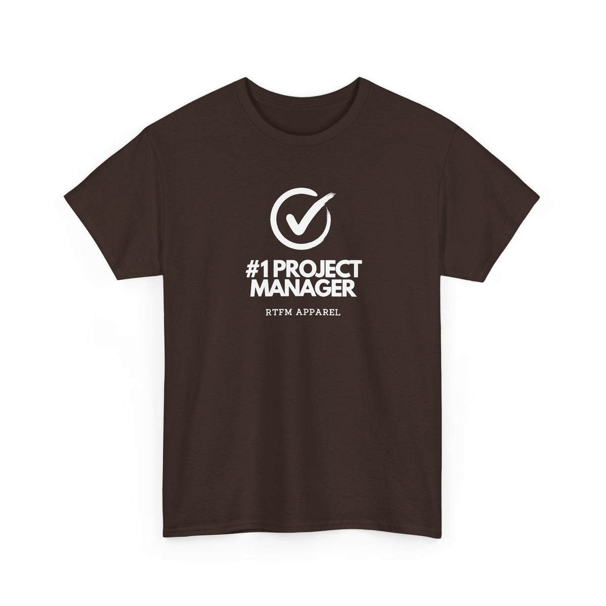 #1 Project Manager Checkmark — Tee