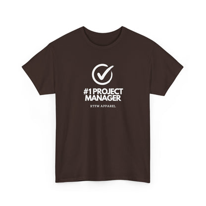 #1 Project Manager Checkmark — Tee