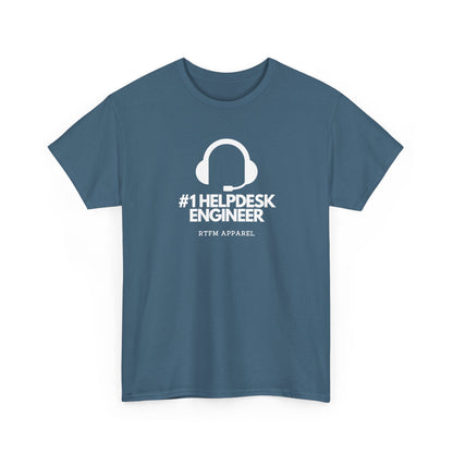 #1 Helpdesk Engineer Headset — IT Support Tee