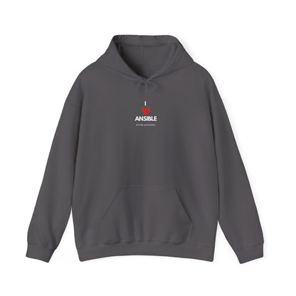 I Love Ansible RTFM Apparel Funny Hoodie For DevOps, Sysadmin, IT Tech