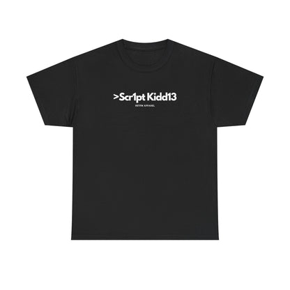Script Kiddie RETFM Apparel Cyber Security Geek Humour — Tee