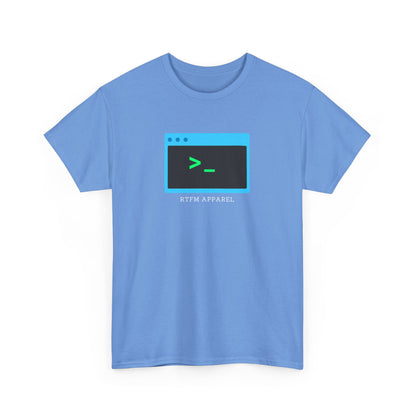 RTFM Terminal Command Nerd Humor T-Shirt - Geek, Sysadmin, IT Crowd, Developer, Programmer, Fun Tee