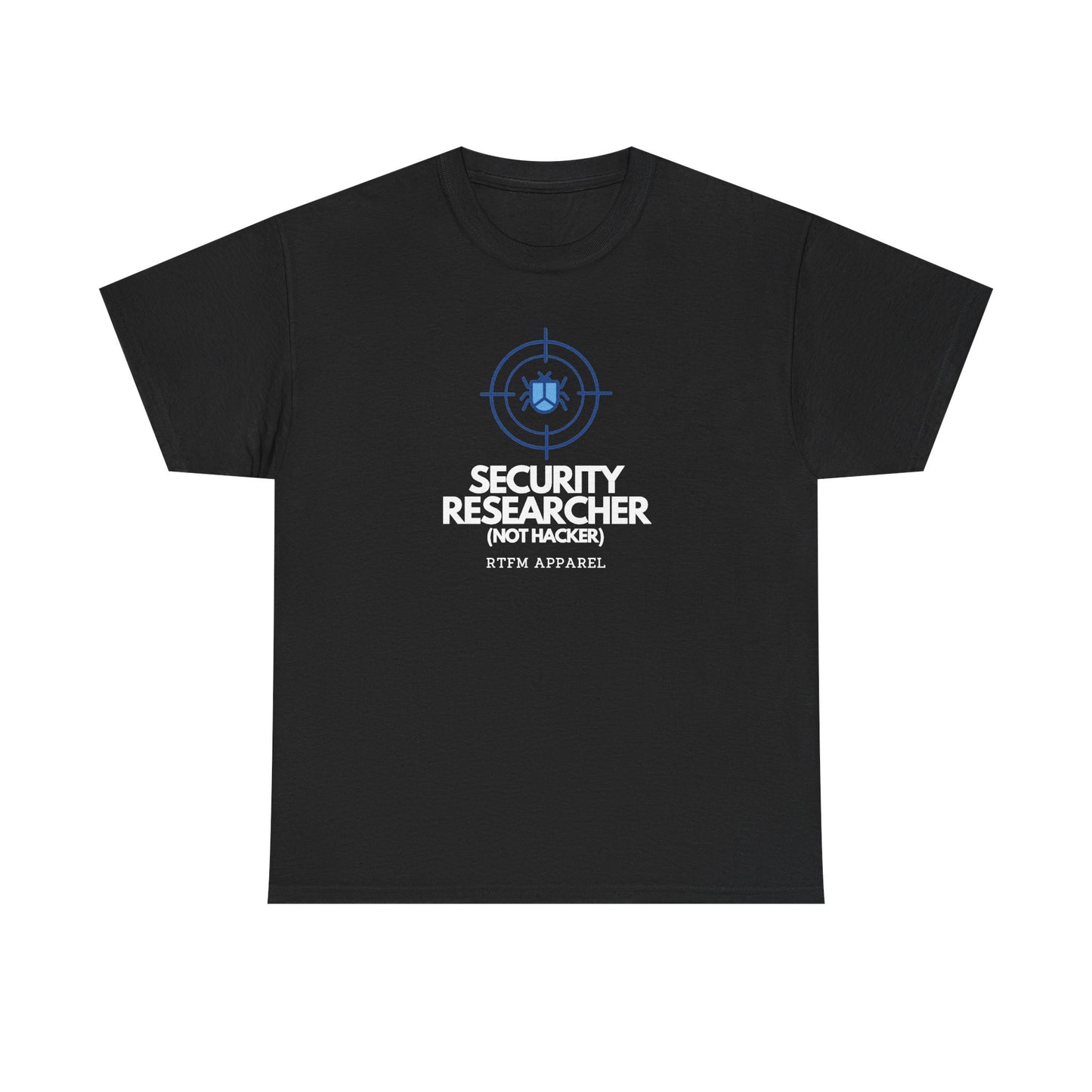 Security Researcher Not Hacker Bug — Cybersecurity Tee