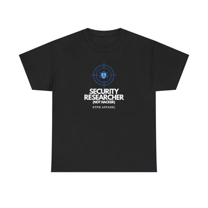 Security Researcher Not Hacker Bug — Cybersecurity Tee