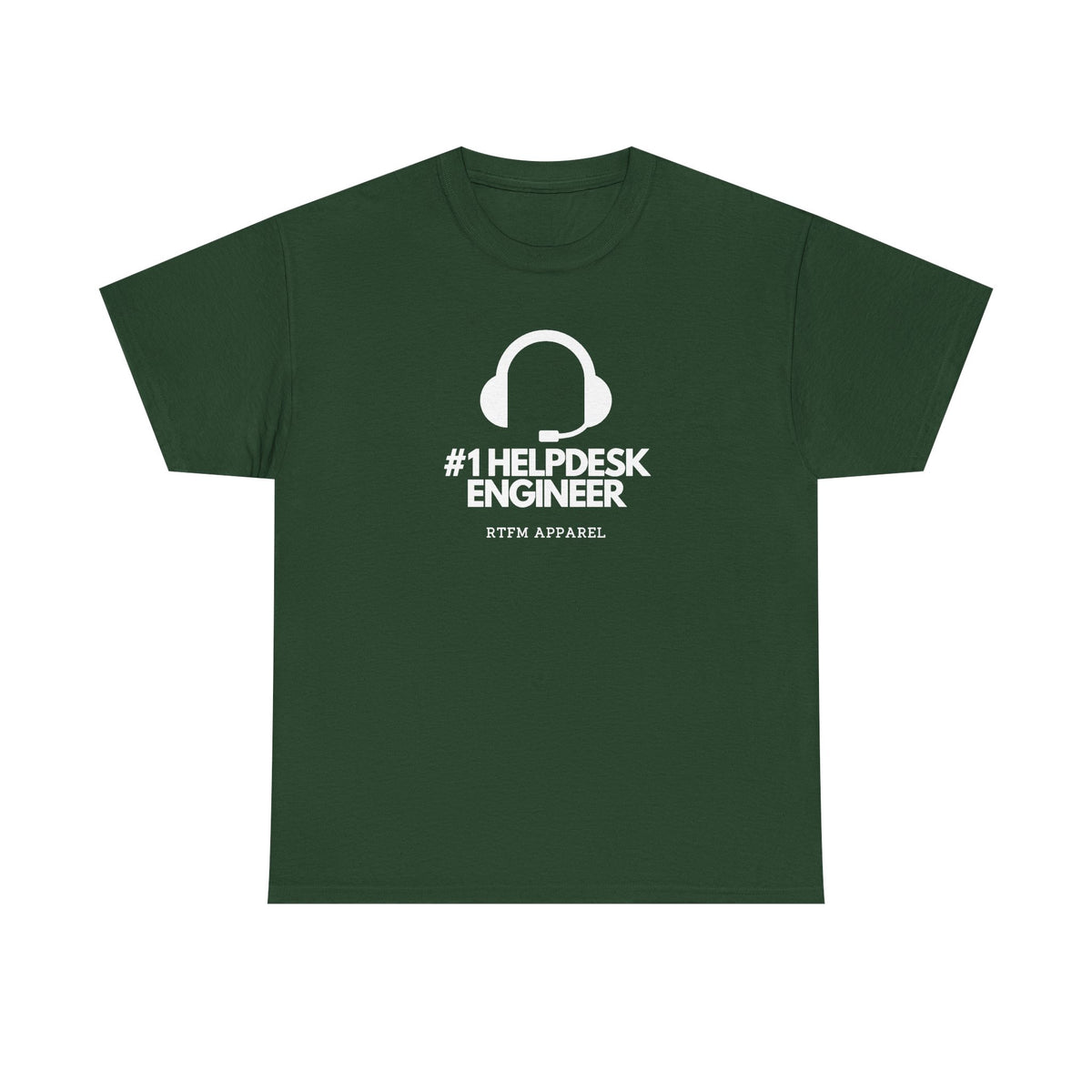 #1 Helpdesk Engineer Headset — IT Support Tee