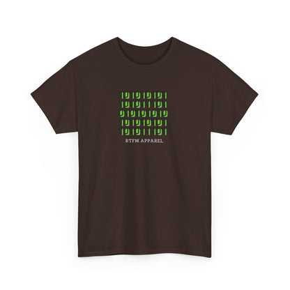 RTFM Binary Code Geek Humor T-Shirt - DevOps, Sysadmin, Tech Nerd, 2025 Design