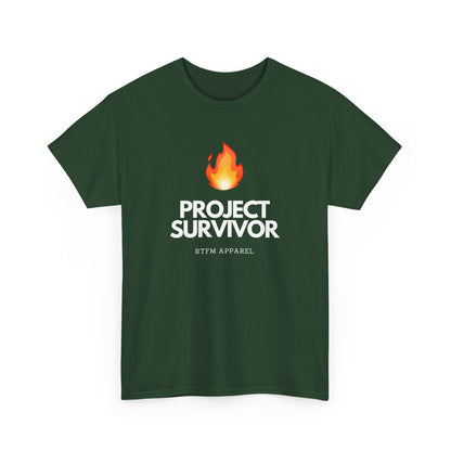 Project Survivor RTFM Apparel Flame Design - Tech, IT, Cybersecurity Engineer Humor 2025