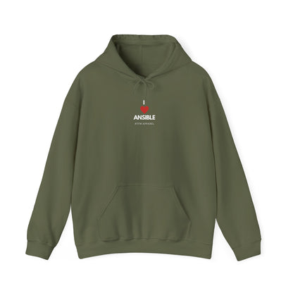 I Love Ansible RTFM Apparel Funny Hoodie For DevOps, Sysadmin, IT Tech