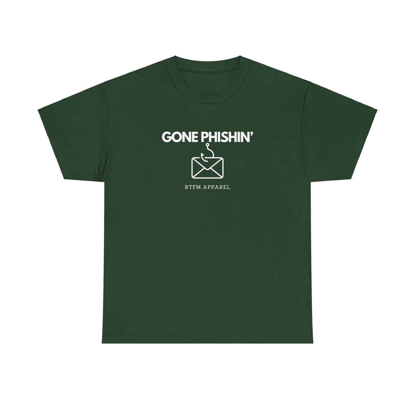 Gone Phishin' - RTFM Apparel Cybersecurity IT Tech Tee