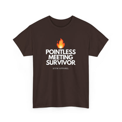 Pointless Meeting Survivor - RTFM, Sysadmin, IT Professional, Tech Humor, Funny Gift