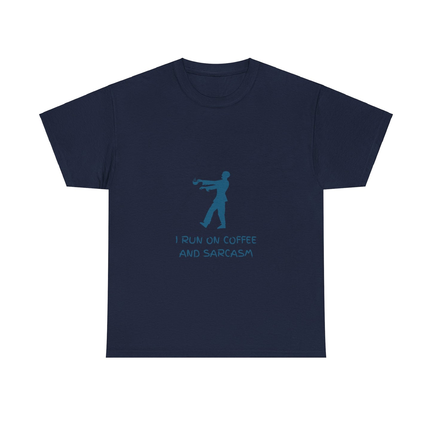 I Run On Coffee And Sarcasm - Tech, IT, Cyber Security, Geek Humor T-Shirt