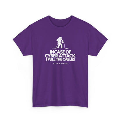 In Case Of Cyber Attack — Sysadmin Tee