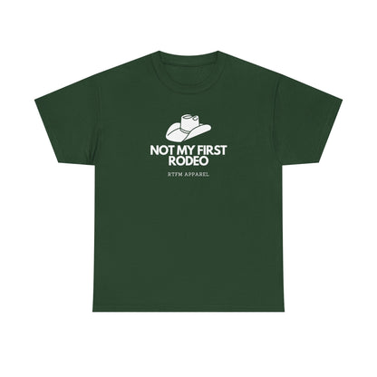 Not My First Rodeo RTFM Apparel Cowboy Hat Tech Geek Humour T-Shirt
