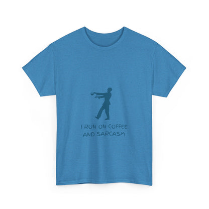 I Run On Coffee And Sarcasm - Tech, IT, Cyber Security, Geek Humor T-Shirt