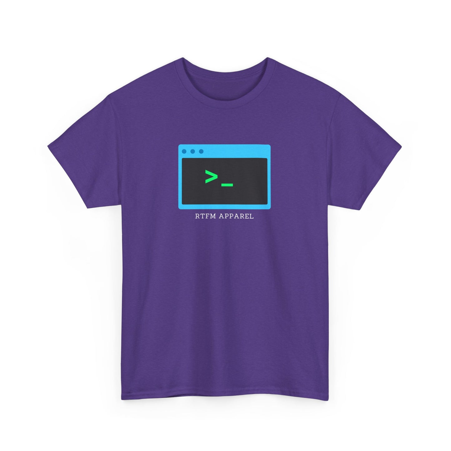 RTFM Terminal Command Nerd Humor T-Shirt - Geek, Sysadmin, IT Crowd, Developer, Programmer, Fun Tee