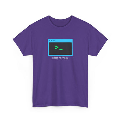 RTFM Terminal Command Nerd Humor T-Shirt - Geek, Sysadmin, IT Crowd, Developer, Programmer, Fun Tee