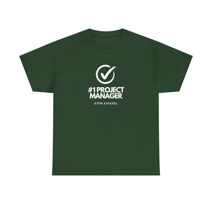 #1 Project Manager Checkmark — Tee