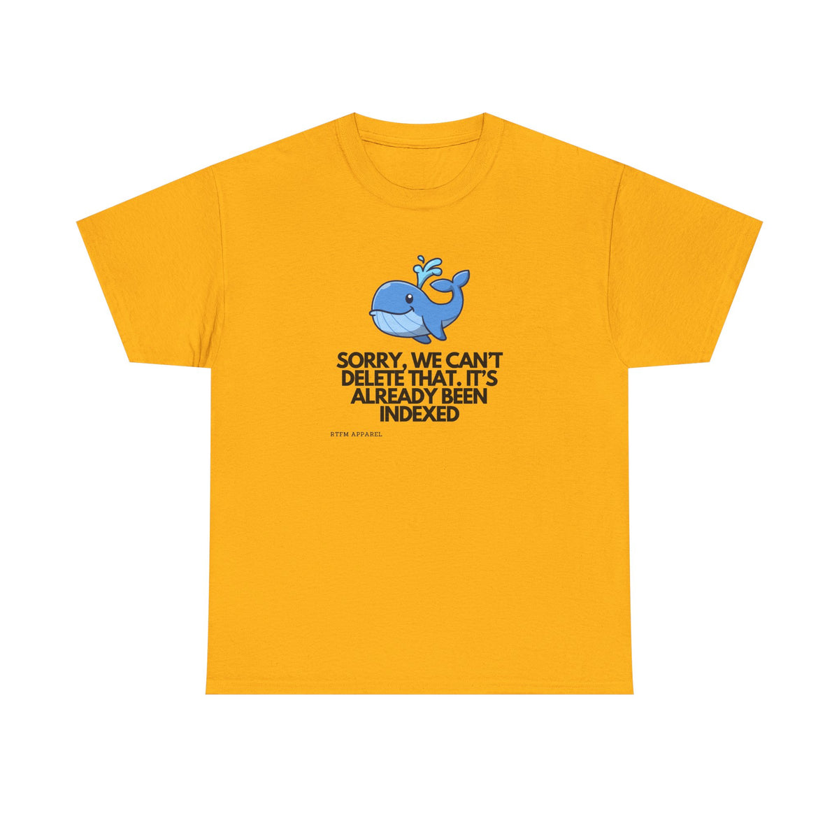 Happy Whale Splash Tech Humor — Cloud Engineer Tee