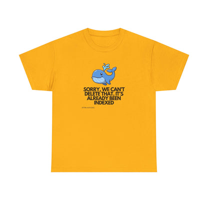 Happy Whale Splash Tech Humor — Cloud Engineer Tee