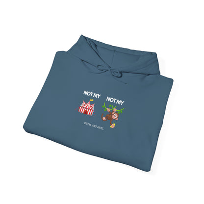 Not My Circus Not My Monkey Tech IT Hoodie RTFM Apparel Funny
