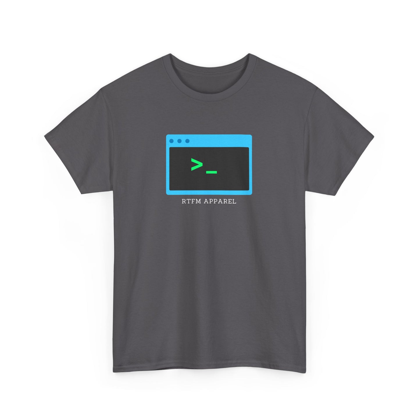 RTFM Terminal Command Nerd Humor T-Shirt - Geek, Sysadmin, IT Crowd, Developer, Programmer, Fun Tee