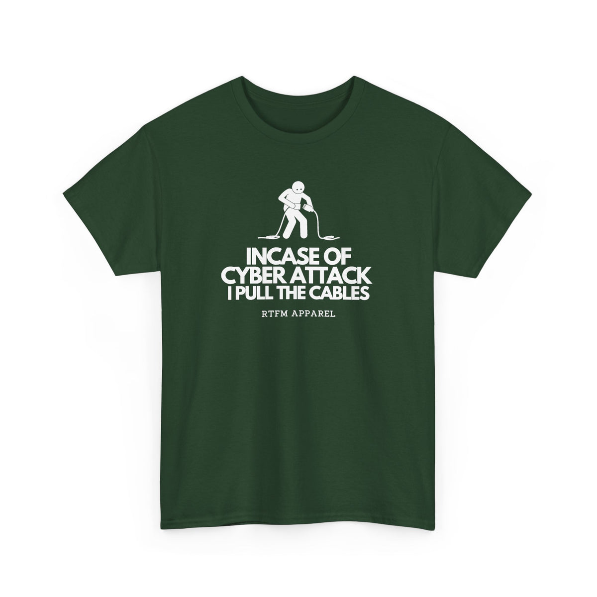 In Case Of Cyber Attack — Sysadmin Tee
