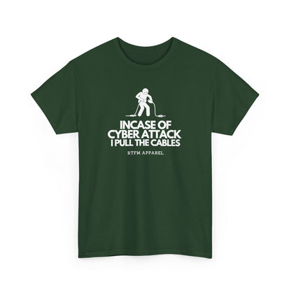 In Case Of Cyber Attack — Sysadmin Tee