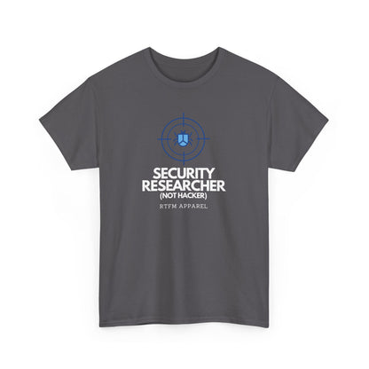 Security Researcher Not Hacker Bug RTFM Apparel Cybersecurity