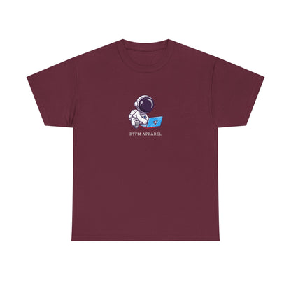 RTFM Apparel - Astronaut With Laptop Geek Humor Tech IT Sysadmin