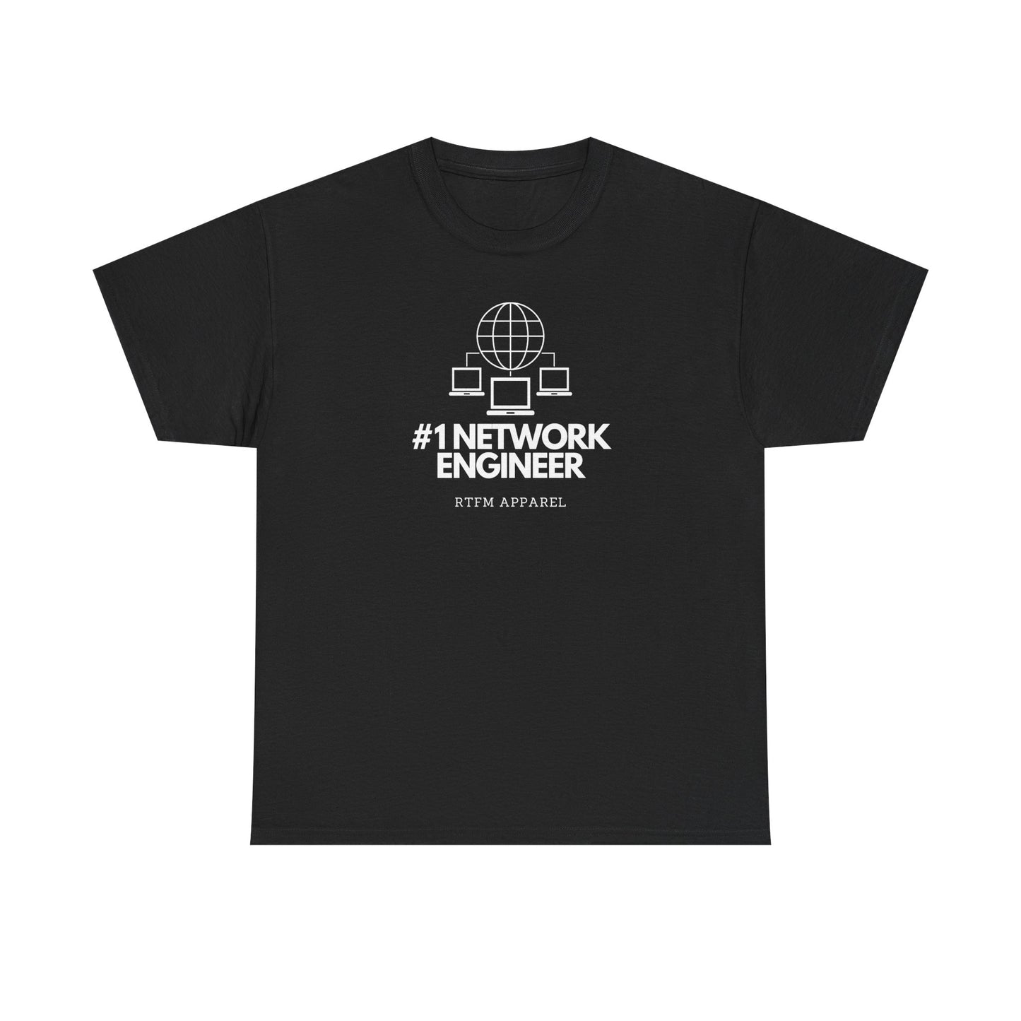 #1 Network Engineer RTFM Apparel - Funny Sysadmin, IT Pro, Network Shirt