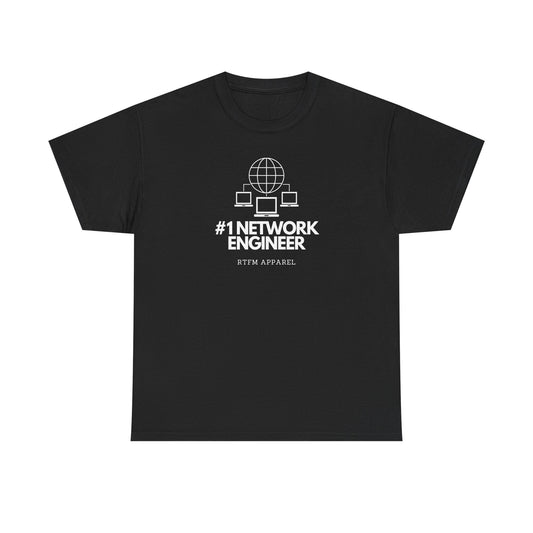 #1 Network Engineer RTFM Apparel - Funny Sysadmin, IT Pro, Network Shirt