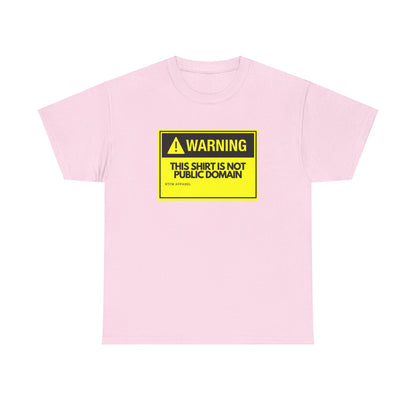 Warning This Shirt Is Not Public Domain Funny Tech Humor