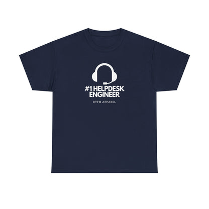 #1 Helpdesk Engineer Headset RTFM Apparel - Funny Tech, IT, Sysadmin