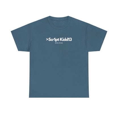 Script Kiddie RETFM Apparel Cyber Security Geek Humour — Tee