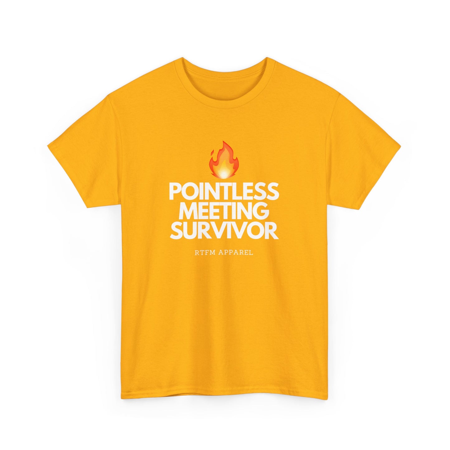 Pointless Meeting Survivor - RTFM, Sysadmin, IT Professional, Tech Humor, Funny Gift