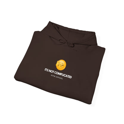 It's Not Complicated Emoji Humor RTFM Hoodie - Tech, IT, Sysadmin, Network Admin